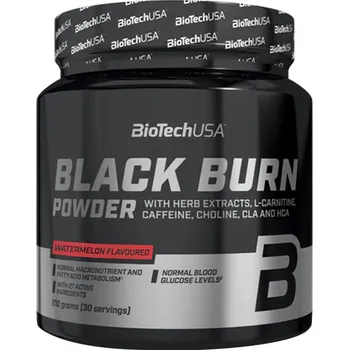 Fitness strava BioTechUSA BioTech USA Black Burn Powder 210 g Příchuť: meloun