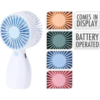 Domácí ventilátor Ventilátor ruční nabíjecí 13 cm dětský mix