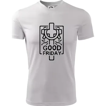 Good friday - Dětské triko sportovní (dresovina) - 146 cm/10 let ( Bílá )