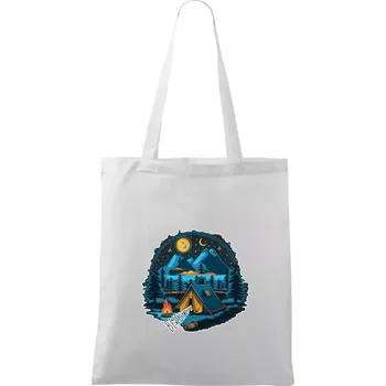 Beskydy pod stanem - Taška bavlněná - 42 x 38 cm ( Bílá )