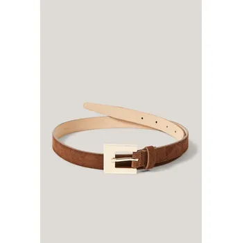 Opasek OPASEK GANT SLIM SUEDE BELT CACAO