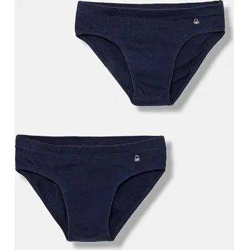 Chlapecké spodní prádlo Dětské slipy United Colors of Benetton 2-pack 3MC10S444 námořnická modř 59A, vel. 110