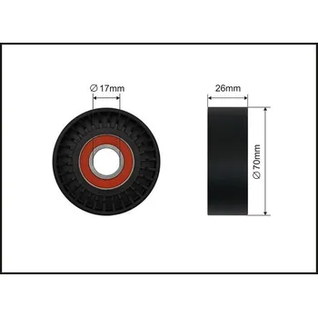Napínací kladka, žebrovaný klínový řemen, 500707