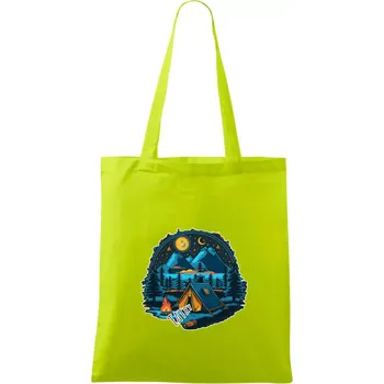 Tatry pod stanem - Taška bavlněná - 42 x 38 cm ( Limetková )