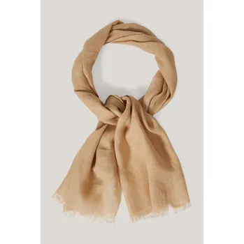 Šála ŠÁTEK GANT LINEN LIGHTWEIGHT SCARF DRY SAND