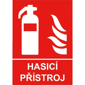 Tabulka bezpečnostní - Hasící přístroje 12517