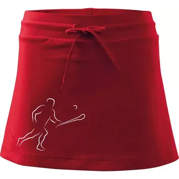 Dámská sukně Hurling hráč - Sportovní sukně - two in one - S ( Červená )