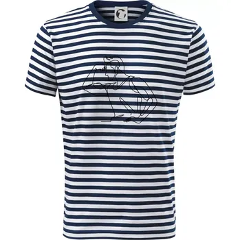 Pánské oblečení Posilování biceps jedním tahem - Triko na vodu - S ( Prouhovaná )