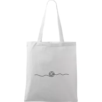 Doktor jedním tahem - Taška bavlněná - 42 x 38 cm ( Bílá )