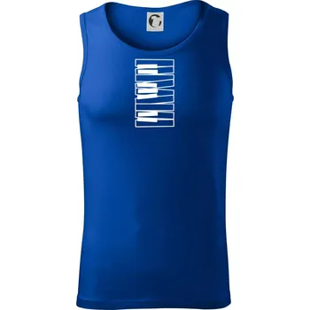 Klávesy svisle - Tílko pánské Core - 2XL ( Královská modrá )