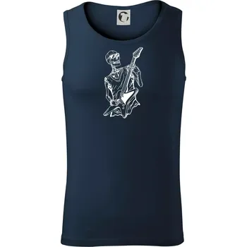 Kytara kostra - Tílko pánské Core - L ( Námořní modrá (velmi tmavá - téměř černá) )