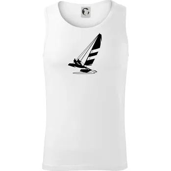 Katamarán na vodě - Tílko pánské Core - M ( Bílá )