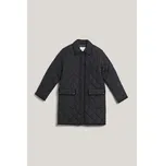 KABÁT GANT QUILTED COAT WITH CORD TRIM BLACK