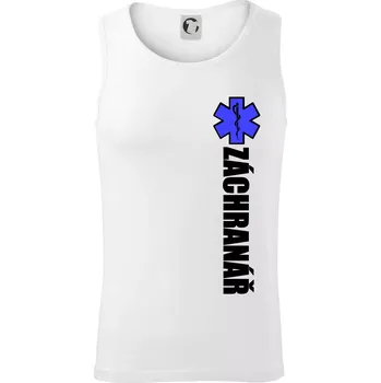 Záchranář - hvězda - Tílko pánské Core - 2XL ( Bílá )