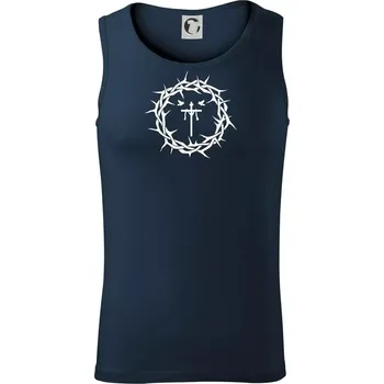 Pánská móda Jesus zmrtvýchvstání - Tílko pánské Core - L ( Námořní modrá (velmi tmavá - téměř černá) )