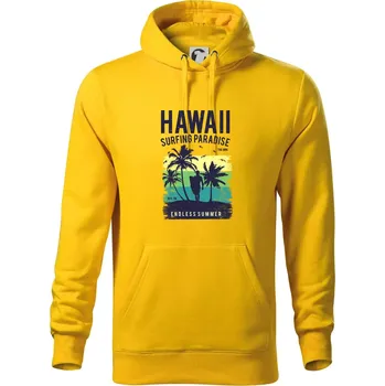 Pánská mikina Hawaii - Mikina pánská Cape s kapucí - 4XL ( Žlutá )
