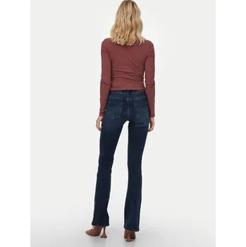 ONLY Jeansy Blush 15233833 Tmavomodrá Flared Fit M_32