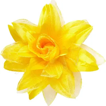 Ozdoba do vlasů Sponka do vlasů - kytička (žlutá)