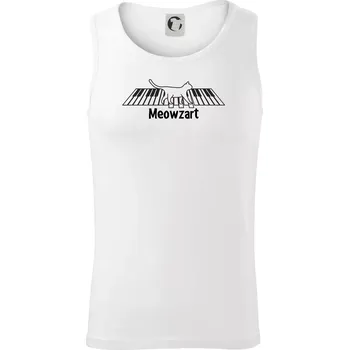 Meowzart - Tílko pánské Core - L ( Bílá )
