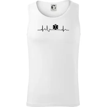 EKG rescue - Tílko pánské Core - XL ( Bílá )