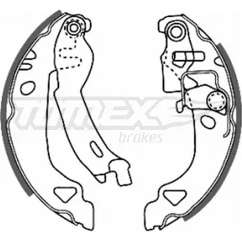 Brzdová čelist Sada brzdových čelistí, TX 20-28