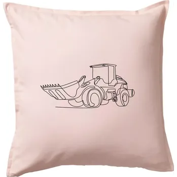 Polštář Nakladač jedním tahem - Polštář 50x50 - 50x50 - Pouze potah ( Světle růžová )