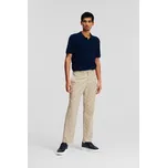 KALHOTY KARL LAGERFELD HUNS PICK KL PERFORATED PANTS HUMMUS