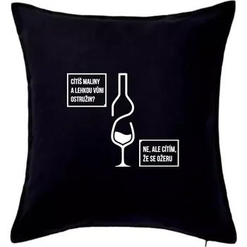 Polštář Cítím, že se ožeru - Polštář 50x50 - 50x50 - Pouze potah ( Černá )