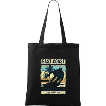 Nákupní taška East Coast - Taška bavlněná - 42 x 38 cm ( Černá )