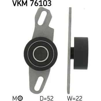 Napínací kladka, ozubený řemen, VKM 76103