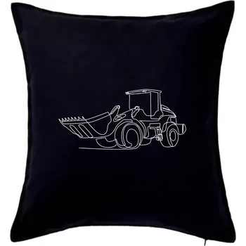 Polštář Nakladač jedním tahem - Polštář 50x50 - 50x50 - Pouze potah ( Černá )