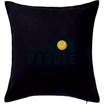 Polštář Paddle logo na ležato - Polštář 50x50 - 50x50 - Pouze potah ( Černá )