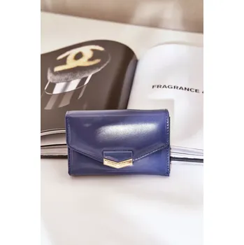 Peněženka Lakovaná Dámská Peněženka Modrá Rahner Velikost: Univerzální