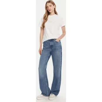 Pánské tričko Calvin Klein Jeans T-Shirt Classic Monologo LV047D873G Bílá Regular Fit XS