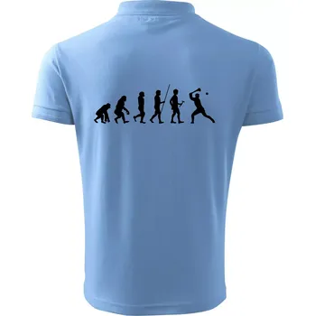 Pánská košile Evoluce hurling - Polokošile pánská Pique Polo 203 - 3XL ( Pyžamově světlá modrá )