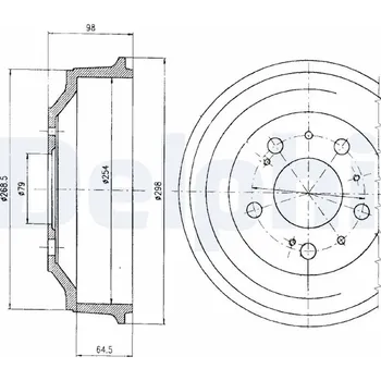 Brzdový buben Brzdový buben, BF327