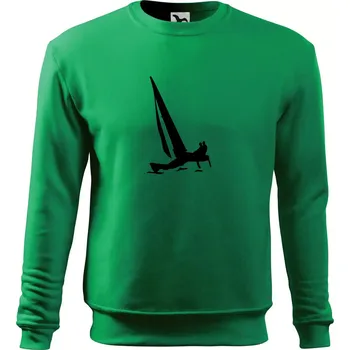 Pánská mikina Katamarán 2 osoby - Mikina Essential pánská - 2XL ( Středně zelená )