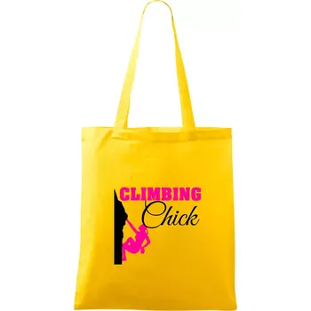 Climbing chick - Taška bavlněná - 42 x 38 cm ( Žlutá )