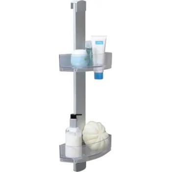 Drátěná police Polička koupelnová 2-patrová 68,5x25x9cm