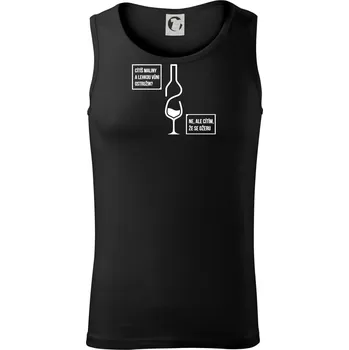 Cítím, že se ožeru - Tílko pánské Core - XL ( Černá )