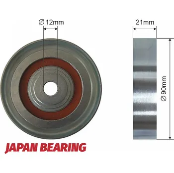 Vratná/vodicí kladka, klínový žebrový řemen, RNK-TY-028