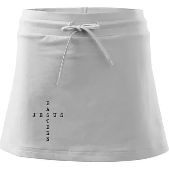 Dámská sukně Eastern Jesus - Sportovní sukně - two in one - XS ( Bílá )