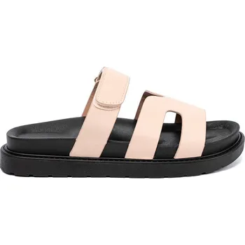 Dámské žabky Originální nazouváky hnědé dámské platforma 41