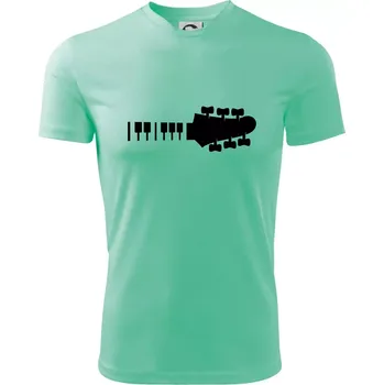 Chlapecké tričko Klávesy a kytara - Dětské triko sportovní (dresovina) - 122 cm/6 let ( Mátová )