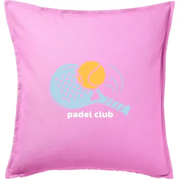 Polštář Padel club - Polštář 50x50 - 50x50 - Pouze potah ( Růžová )