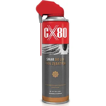 Mazivo na ocelová lana a ozubená kola 500ml, Duospray, CX-80