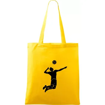 Volejbal nápřah muž - Taška bavlněná - 42 x 38 cm ( Žlutá )