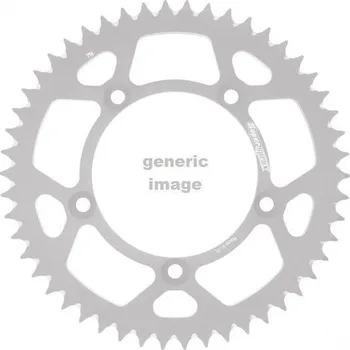 Řetězová sada pro motocykl SUPERSPROX Hliníková řetězová rozeta SUPERSPROX RAL-1793:43-SLV stříbrná 43 zubů, 520