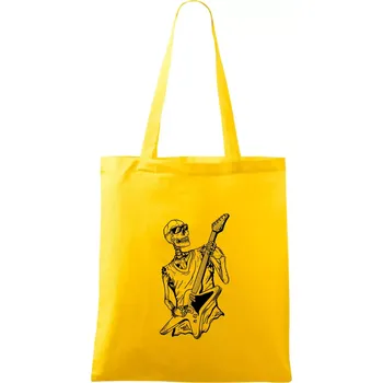 Kytara kostra - Taška bavlněná - 42 x 38 cm ( Žlutá )