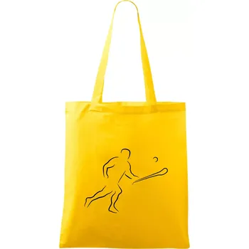 Hurling hráč - Taška bavlněná - 42 x 38 cm ( Žlutá )